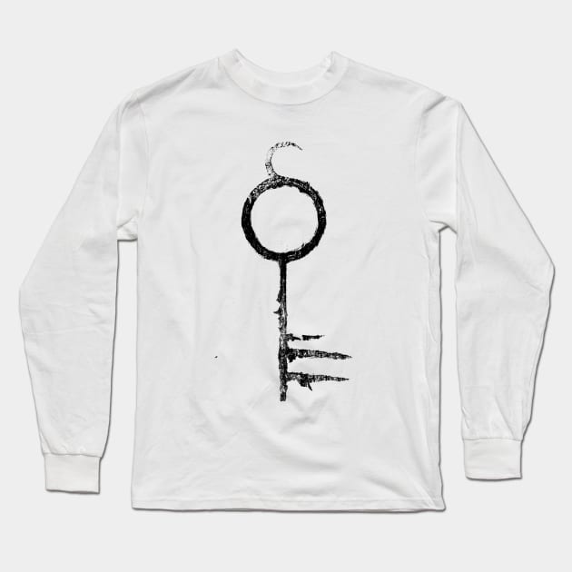 The Infernal Key (black) Long Sleeve T-Shirt by geekingink